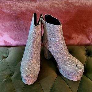 Dolls Kill crystal tide platform boots